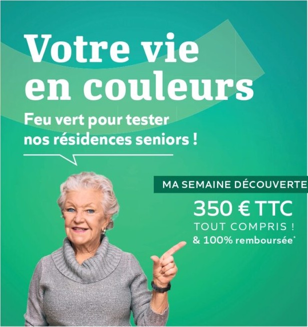 Semaine découverte Oui Seniors : 350 € TTC tout compris, 100 % remboursée